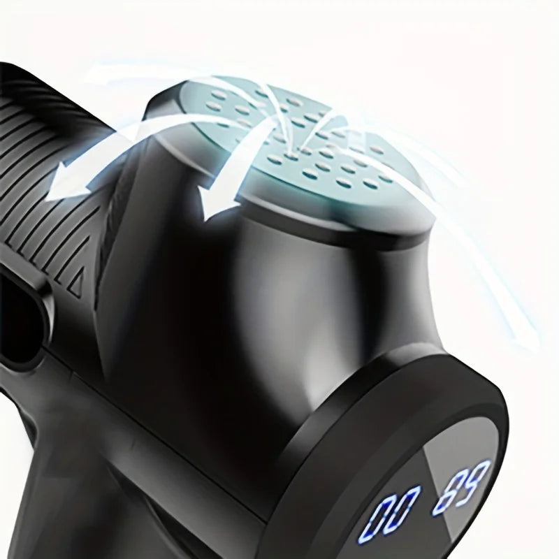 Pistolet massage chauffant