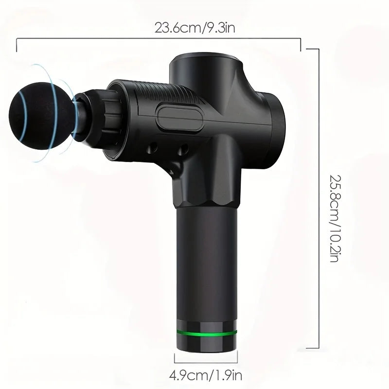 Pistolet massage chauffant