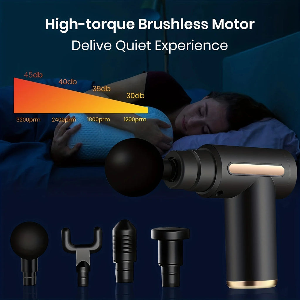 Pistolet massage chauffant